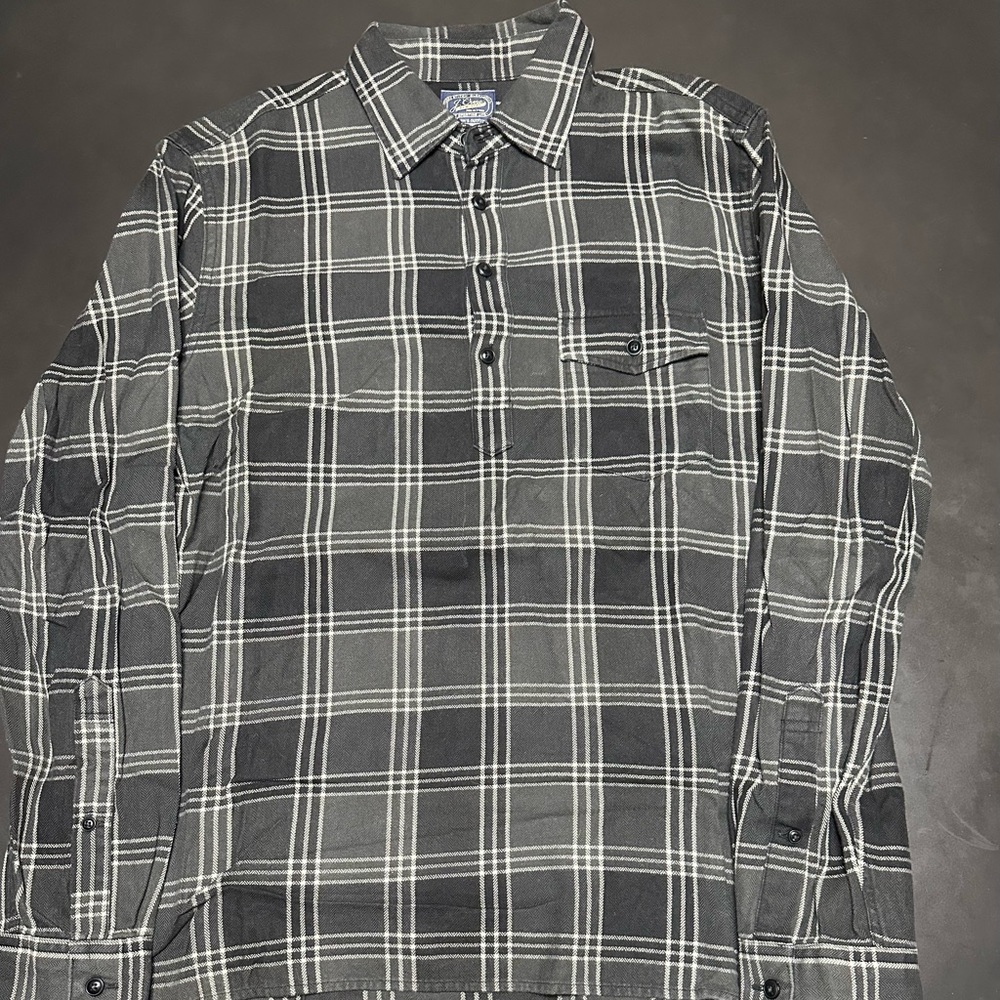 J Crew Pullover Plaid Shirt